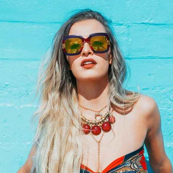 SQUARE COLORBLOCK 😎 SUNGLASSES - Picture 10 of 14